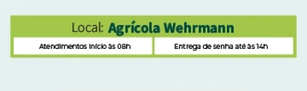 Imagem do evento CAMPO SAÚDE 2026 CRISTALINA - AGRÍCOLA WEHRMANN