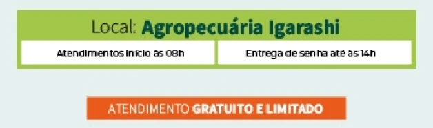Imagem do evento CAMPO SAÚDE CRISTALINA 2026 - LAVOURA E PECUÁRIA IGARASHI
